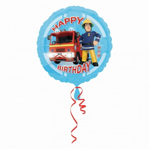 Fireman Sam 18" Foil Balloon-Boys & Girls Childrens Party Décoration